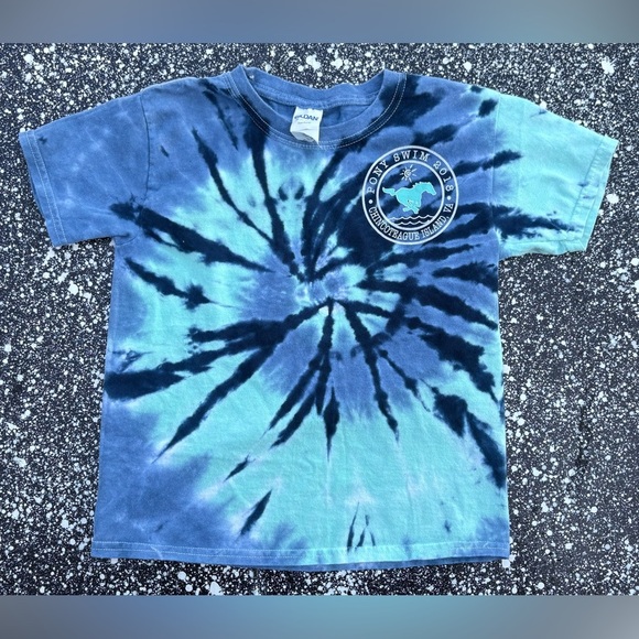 Chincoteague Island Virginia Beach Summer Vacation Tie-Dye T-Shirt Youth XS - Picture 1 of 3